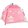 TANCYCO Tente De Plage Pour Bébé Portable Pop Up Tente Sunshine Shelters Abat-jour Pour Bébé Avec Moustiquaire Sunshine Shade Tente De Plage Pour Enfants (Rose Type 1) -Pergola Soldes 67144857 1