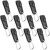 TANCYCO 10 Pcs Tarp Auvent Pince Clips Tente Snaps Attaches Camping Tente Serrer Serrure Poignée Pince Avec Mousquetons Pour Camping En Plein Air Agriculture Jardin