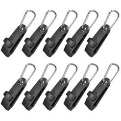 TANCYCO 10 Pcs Tarp Auvent Pince Clips Tente Snaps Attaches Camping Tente Serrer Serrure Poignée Pince Avec Mousquetons Pour Camping En Plein Air Agriculture Jardin -Pergola Soldes 67145070 3