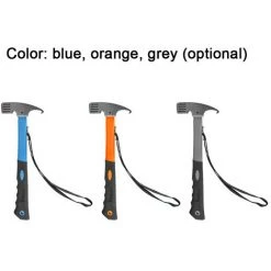 TANCYCO 1 Ensemble De Marteaux De Clous De Tente D'extérieur 25 Cm De Clous De Sol Soudés Marteau Multifonctionnel (bleu) -Pergola Soldes 67145137 4