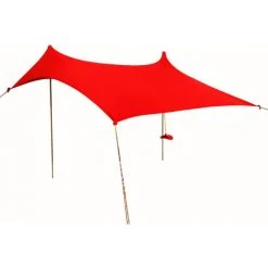 YIDOMDE Family Beach Pop-up Family Beach Ombre Pour La Cour, Les Parcs De Pique-nique (rouge 300*300*200cm, 2 Pôles)