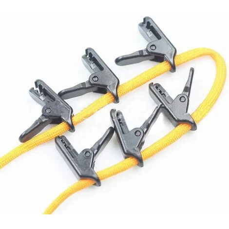 BF Clip Bache,Clip Tente,Clip En Plastique,50 Pinces Clips De Bâche De Tente En Plastique Tente Snaps Pour Camping Canopy Noir Clips De Bâche Auvents Pour Activités De Plein Air 6 BF Clip Bache,Clip Tente,Clip En Plastique,50 Pinces Clips De Bâche De Tente En Plastique Tente Snaps Pour Camping Canopy Noir Clips De Bâche Auvents Pour Activités De Plein Air – Image 4