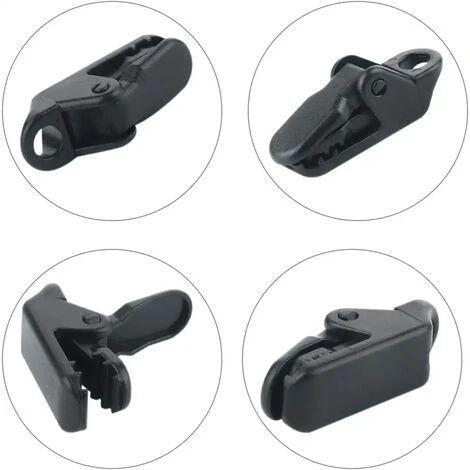 BF Clip Bache,Clip Tente,Clip En Plastique,50 Pinces Clips De Bâche De Tente En Plastique Tente Snaps Pour Camping Canopy Noir Clips De Bâche Auvents Pour Activités De Plein Air 7 BF Clip Bache,Clip Tente,Clip En Plastique,50 Pinces Clips De Bâche De Tente En Plastique Tente Snaps Pour Camping Canopy Noir Clips De Bâche Auvents Pour Activités De Plein Air – Image 5