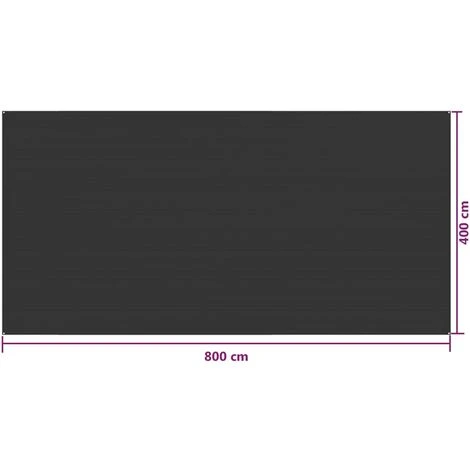 TRUE DEAL Tapis De Tente 400x800 Cm Anthracite PEHD 6 TRUE DEAL Tapis De Tente 400x800 Cm Anthracite PEHD – Image 4