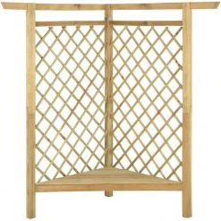 TRUE DEAL Pergola D'angle Avec Banc 166x81x174 Cm Bois De Pin Imprégné -Pergola Soldes 67295413 3
