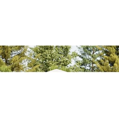 TRUE DEAL Tente De Réception Pliable Avec Parois Blanc 3x3 M 3 TRUE DEAL Tente De Réception Pliable Avec Parois Blanc 3x3 M