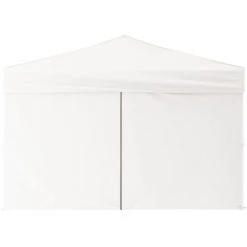 TRUE DEAL Tente De Réception Pliable Avec Parois Blanc 3x3 M 10 TRUE DEAL Tente De Réception Pliable Avec Parois Blanc 3x3 M -Pergola Soldes 67299015 4
