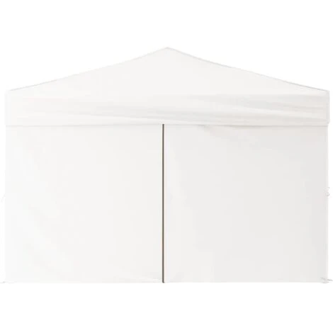 TRUE DEAL Tente De Réception Pliable Avec Parois Blanc 3x3 M 6 TRUE DEAL Tente De Réception Pliable Avec Parois Blanc 3x3 M – Image 4