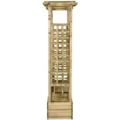 TRUE DEAL Pergola De Jardin Avec Banc Et Jardinières Bois De Pin Imprégné 10 TRUE DEAL Pergola De Jardin Avec Banc Et Jardinières Bois De Pin Imprégné -Pergola Soldes 67305634 4