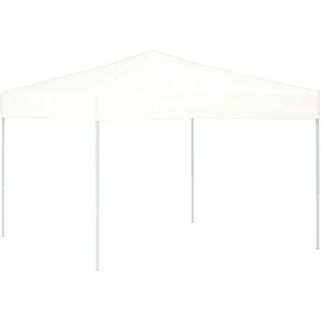 TRUE DEAL Tente De Réception Pliable Blanc 3x3 M 4 TRUE DEAL Tente De Réception Pliable Blanc 3x3 M – Image 2