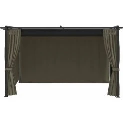 TRUE DEAL Belvédère 4x3 M Taupe -Pergola Soldes 67306323 3