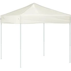 TRUE DEAL Tente De Réception Pliable Crème 2x2 M -Pergola Soldes 67309886 2