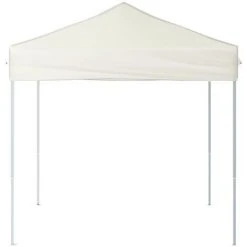 TRUE DEAL Tente De Réception Pliable Crème 2x2 M -Pergola Soldes 67309886 3