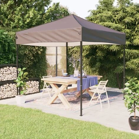 TRUE DEAL Tente De Réception Pliable Taupe 2x2 M 3 TRUE DEAL Tente De Réception Pliable Taupe 2x2 M