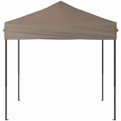 TRUE DEAL Tente De Réception Pliable Taupe 2x2 M 9 TRUE DEAL Tente De Réception Pliable Taupe 2x2 M -Pergola Soldes 67309892 3