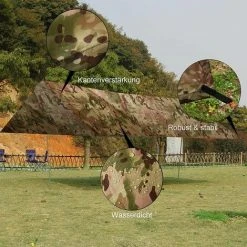 Cisea Tarp Camouflage Anti-Pluie Camping Rain Tente Bâche Portable Ripstop Légèr Imperméable à L'eau Pour Randonnée, Pêche,Pique-Nique, Abri -avec Accessoires Et Sac De Transport 10 Cisea Tarp Camouflage Anti-Pluie Camping Rain Tente Bâche Portable Ripstop Légèr Imperméable à L'eau Pour Randonnée, Pêche,Pique-Nique, Abri -avec Accessoires Et Sac De Transport -Pergola Soldes 67416733 4
