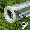 Cisea Bâche Transparente Imperméable, Bâche Durable Résistante Aux Intempéries Avec Oeillets, Auvents Pliables En PVC De 0.35mm Pour Jardins, Serre, Plantes, Bâche De Toit,Clear,1x1M 2 Cisea Bâche Transparente Imperméable, Bâche Durable Résistante Aux Intempéries Avec Oeillets, Auvents Pliables En PVC De 0.35mm Pour Jardins, Serre, Plantes, Bâche De Toit,Clear,1x1M -Pergola Soldes 67416839 1