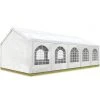 INTENT24.FR Tente Barnum De Réception 4x10 M PE Bâches Amovibles 200-240 G/m² BLANC / Jardin Tonnelle Pavillon Chapiteau - Blanc 1 INTENT24.FR Tente Barnum De Réception 4x10 M PE Bâches Amovibles 200-240 G/m² BLANC / Jardin Tonnelle Pavillon Chapiteau - Blanc -Pergola Soldes 6742875 1