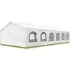 INTENT24.FR Tente Barnum De Réception 5x12 M PE Bâches Amovibles 200-240 G/m² BLANC / Jardin Tonnelle Pavillon Chapiteau - Blanc 1 INTENT24.FR Tente Barnum De Réception 5x12 M PE Bâches Amovibles 200-240 G/m² BLANC / Jardin Tonnelle Pavillon Chapiteau - Blanc -Pergola Soldes 6742879 1