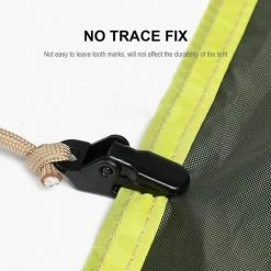 Cisea Clips De Tente, Clips De Bâche, Petits Clips De Support De Bâche De Type Clip, Clips D'auvent Coupe-vent, Clips D'auvent De Camping, Pinces Crocodiles En Plastique D'extérieur 33*10*13mm Noir 20pcs，KoleZy -Pergola Soldes 67563544 5