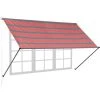 Relaxdays Store Rétractable, HxL : 120x250 Cm, Protection UV, Polyester, Ombre Fenêtre, Balcon, Gris/rouge 2 Relaxdays Store Rétractable, HxL : 120x250 Cm, Protection UV, Polyester, Ombre Fenêtre, Balcon, Gris/rouge -Pergola Soldes 67619692 1