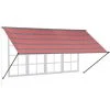 Relaxdays Store Rétractable, HxL : 120 X 350 Cm, Protection UV, Polyester, Ombre Fenêtre, Balcon, Gris/rouge 2 Relaxdays Store Rétractable, HxL : 120 X 350 Cm, Protection UV, Polyester, Ombre Fenêtre, Balcon, Gris/rouge -Pergola Soldes 67619725 1