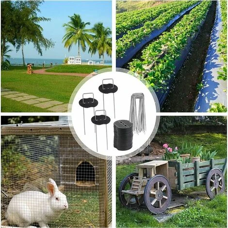 QERSTA 40 Pcs Piquets De Jardin, Sardine Bache Avec 40 Rondelles, Piquets De Fixation Pour Bàche Toile Paillage, Tissu De Mauvaises Herbes, Feuilles De Sol Tente 15*4cm 7 QERSTA 40 Pcs Piquets De Jardin, Sardine Bache Avec 40 Rondelles, Piquets De Fixation Pour Bàche Toile Paillage, Tissu De Mauvaises Herbes, Feuilles De Sol Tente 15*4cm – Image 5
