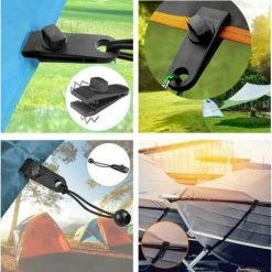 10 Ensembles De Kits De Clips De Bâche, Clip De Verrouillage Robuste, Clip De Tente Avec élastique Sphérique, Couverture En Toile, Auvent, Auvent, Camping En Plein Air.,Tanètue 9 10 Ensembles De Kits De Clips De Bâche, Clip De Verrouillage Robuste, Clip De Tente Avec élastique Sphérique, Couverture En Toile, Auvent, Auvent, Camping En Plein Air.,Tanètue -Pergola Soldes 67650119 4