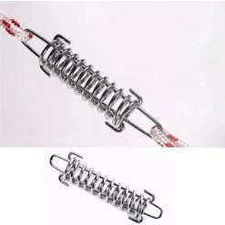TANABATA Fixations D'ombrage De Voile Tente Corde Résistante Ressort Trampoline 4 Pièces Métal Accessoires Ressorts Pour Le Camping En Plein Air Randonnée Voyage Pique Nique Tente De Plage Auvent. -Pergola Soldes 67668515 3