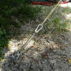 TANABATA Fixations D'ombrage De Voile Tente Corde Résistante Ressort Trampoline 4 Pièces Métal Accessoires Ressorts Pour Le Camping En Plein Air Randonnée Voyage Pique Nique Tente De Plage Auvent. -Pergola Soldes 67668515 5