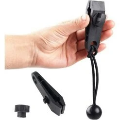 TANABATA 20 Pcs Pinces Linoléum Réutilisables Tarp Clips PoignéE Verrouillage Robuste Pour Camping, L'agriculture, Jardin, Housses Bateau, Auvents, Bannières—Noir, 10 Pinces De Tente+10 Cordes Attachées -Pergola Soldes 67668606 5