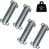 TANABATA Lot De 4 Ressorts De Tension Pour Tente De Camping, Voile D'Ombrage, Auvent, Accessoires De Fixation Inoxydable, Ressort De Traction Pour Un Montage SûR, En Acier Inoxydable, Tendeur De CâBle -Pergola Soldes 67668609 1