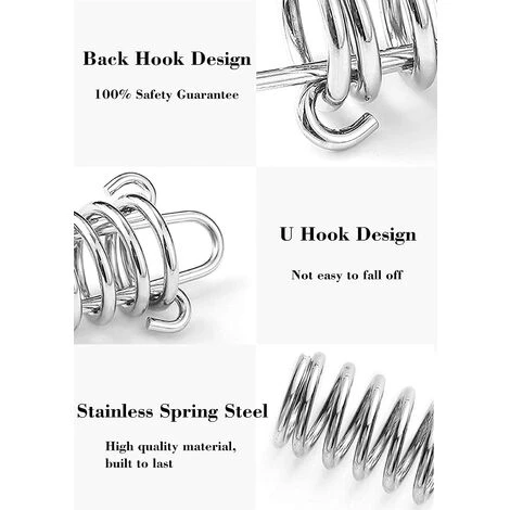 TANABATA Lot De 4 Ressorts De Tension Pour Tente De Camping, Voile D'Ombrage, Auvent, Accessoires De Fixation Inoxydable, Ressort De Traction Pour Un Montage SûR, En Acier Inoxydable, Tendeur De CâBle 7 TANABATA Lot De 4 Ressorts De Tension Pour Tente De Camping, Voile D'Ombrage, Auvent, Accessoires De Fixation Inoxydable, Ressort De Traction Pour Un Montage SûR, En Acier Inoxydable, Tendeur De CâBle – Image 5