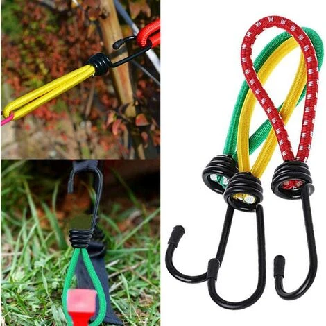 ENLENK 12pcs Camping En Plein Air Tente élastique Crochet Boucle Corde Sangles Bundle Fixe Haut Elasticité Crochet De Fixation Du Cordon De Plate-Forme 5 ENLENK 12pcs Camping En Plein Air Tente élastique Crochet Boucle Corde Sangles Bundle Fixe Haut Elasticité Crochet De Fixation Du Cordon De Plate-Forme – Image 3