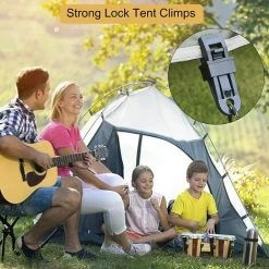 ENLENK Pince De Tente Multifonctionnelle Pince De Tente En Plastique Pince De Bâche Pour Les Activités De Camping En Plein Air Et La Randonnée 12 Pièces -Pergola Soldes 67682095 3