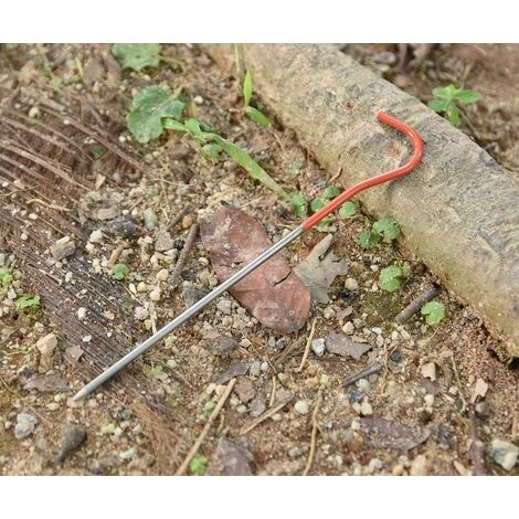 ENLENK 8 Pièces Clous En Alliage De Titane Couverture De Tente De Camping En Plein Air Clous De Tente D'herbe De Coude Portables 6 ENLENK 8 Pièces Clous En Alliage De Titane Couverture De Tente De Camping En Plein Air Clous De Tente D'herbe De Coude Portables – Image 4