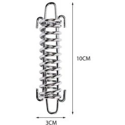 FLYME Lot De 4 Attaches En Alliage Pour Tente De Camping - Avec Boucle à Ressort - Pour Tente Et Treillis Métallique 8 FLYME Lot De 4 Attaches En Alliage Pour Tente De Camping - Avec Boucle à Ressort - Pour Tente Et Treillis Métallique -Pergola Soldes 67806993 2