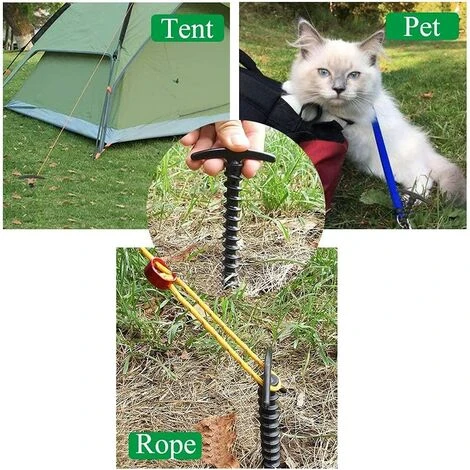 FLYME Piquets De Tente En Acier Lot De 10 Piquets De Tente En Plastique De 14,5 Cm Pour Le Camping, Les Bâches 5 FLYME Piquets De Tente En Acier Lot De 10 Piquets De Tente En Plastique De 14,5 Cm Pour Le Camping, Les Bâches â Image 3