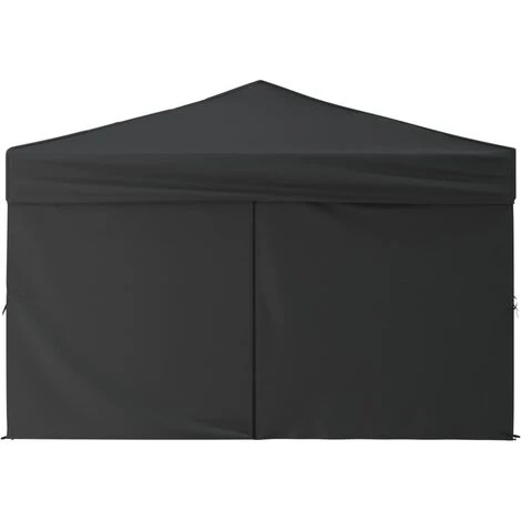 Tente De Réception Pliable Avec Parois Anthracite 3x3 M VidaXL - Anthracite 6 Tente De Réception Pliable Avec Parois Anthracite 3x3 M VidaXL - Anthracite – Image 4