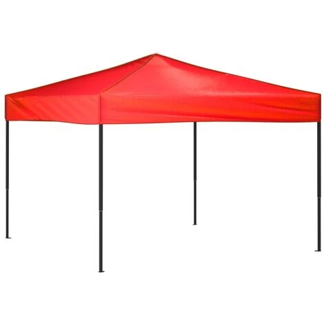 Tente De Réception Pliable Rouge 3x3 M VidaXL - Rouge 3 Tente De Réception Pliable Rouge 3x3 M VidaXL - Rouge