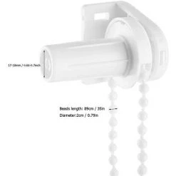 LTS FAFA Ensemble Embrayage Chaîne De Store Enrouleur Perle Ajustable Pour Store Rideau Voilage Tube 17mm Kit D'accessoires Support De Roue D'embrayage Poulie Latérale Kit De Réparation De Haute Qualité -Pergola Soldes 67894193 3