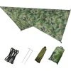 YIENJAOY AGILITY Camping Bâche Anti-Pluie Rain Tarp Imperméable Tarp Rain Fly Toile De Tente Avec Sac De Rangement Pour Extérieur Camping Randonnée, Camouflage 230*140cm -Pergola Soldes 67903859 1