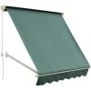 Outsunny Store Banne Manuel Inclinaison Réglable Aluminium Polyester Imperméabilisé 70L X 180l Cm Vert - Vert -Pergola Soldes 6812079 1