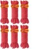 OYLDA Cordon Réfléchissant 5 Mm Cordon De Guidage De Tente Avec Réglage En Aluminium, Pour Store De Camping Et De Randonnée, Rouge, 6 Pièces -Pergola Soldes 68137835 1