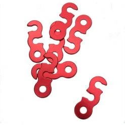 OYLDA 10 Pièces De Réglage De Tente En Alliage D'aluminium Pour Le Camping En Plein Air (bleu) 4,3 X 1,2 Cm -Pergola Soldes 68137838 4