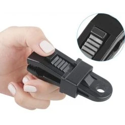 OYLDA Clips Pour Bâche De Type D Clips Pour Auvent Clips Pour Tente De Camping Extérieur - Noir - 6 Pièces -Pergola Soldes 68138770 3