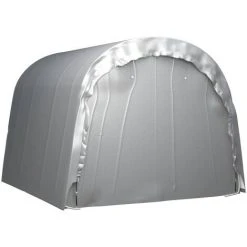 TRUE DEAL Tente De Rangement 300x300 Cm Acier Gris -Pergola Soldes 68253584 5