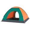 RISCKO Tienda De Campaña Con Dos Salidas Pata 4 Personas Tc-04 Verde Oscuro / Naranja - Verde Oscuro / Naranja -Pergola Soldes 68286032 1