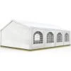 INTENT24.FR Tente Barnum De Réception 5x8 M PE Bâches Amovibles 200-240 G/m² BLANC / Jardin Tonnelle Pavillon Chapiteau - Blanc -Pergola Soldes 6874788 1