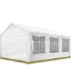 INTENT24.FR Tente De Réception 4x6 M Pavillon Blanc Bâche PE épaisse D'env.180g/m² Imperméable Tente De Jardin - Blanc 2 INTENT24.FR Tente De Réception 4x6 M Pavillon Blanc Bâche PE épaisse D'env.180g/m² Imperméable Tente De Jardin - Blanc -Pergola Soldes 6952704 1